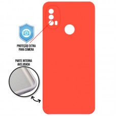 Capa Motorola Moto E30 e E40 - Cover Protector Goiaba